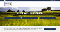 Desktop Screenshot of bluegrasslandtitle.com